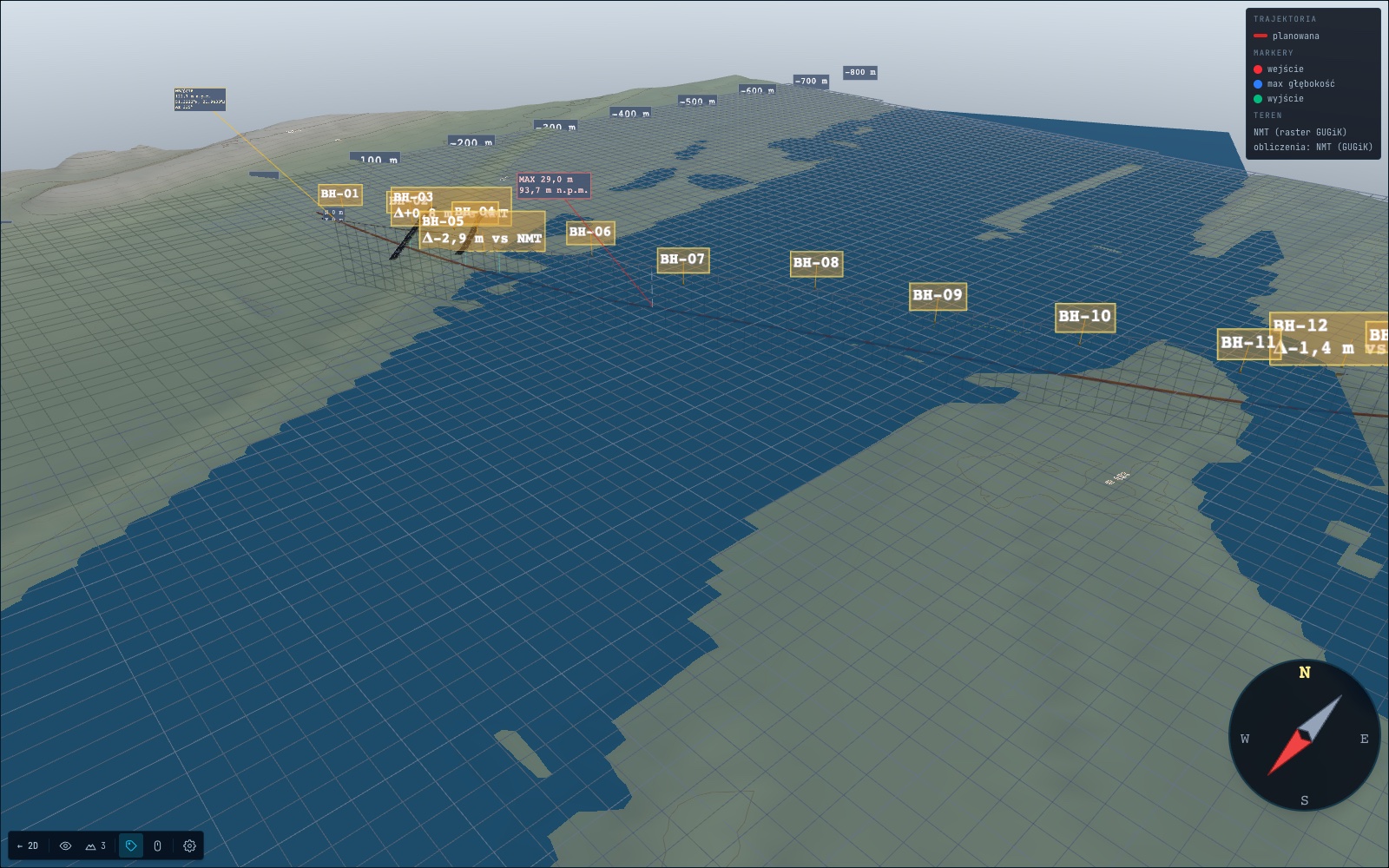 HDDSuite takes an HDD design from the map to the as-built survey