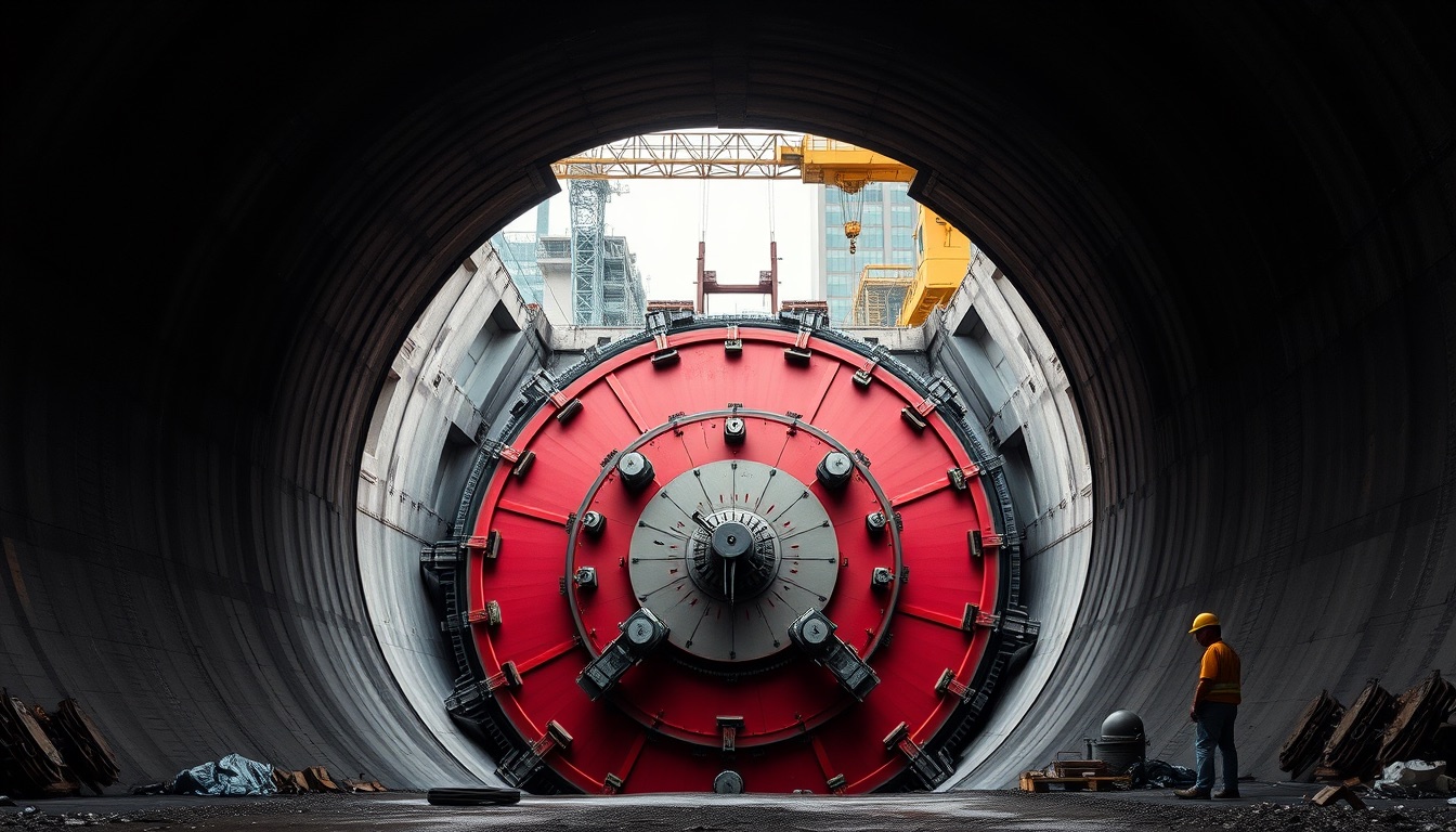 TBM "Jolanta" ready to bore the second line of Warsaw's Mokotowski Bis collector